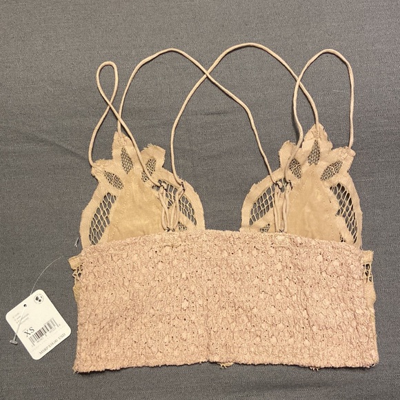 NWT Free People FP One Adella Lace Bralette In Nude NWT Size XS 32A-32B - Picture 6 of 16